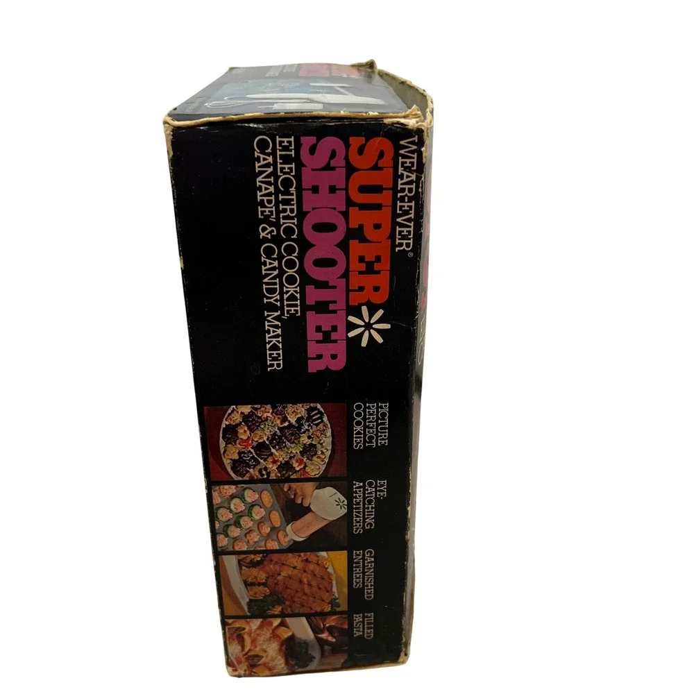 Vintage Wear-Ever Super Shooter Electric Cookie Canape Candy Maker 70001‎ Boxed